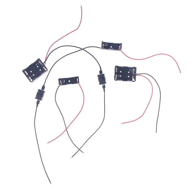 5PCS 23A Battery 12V Clip Holder Box Case Black High Quality For 23a Mn21 Ms21 Car Remote Control Battery Box