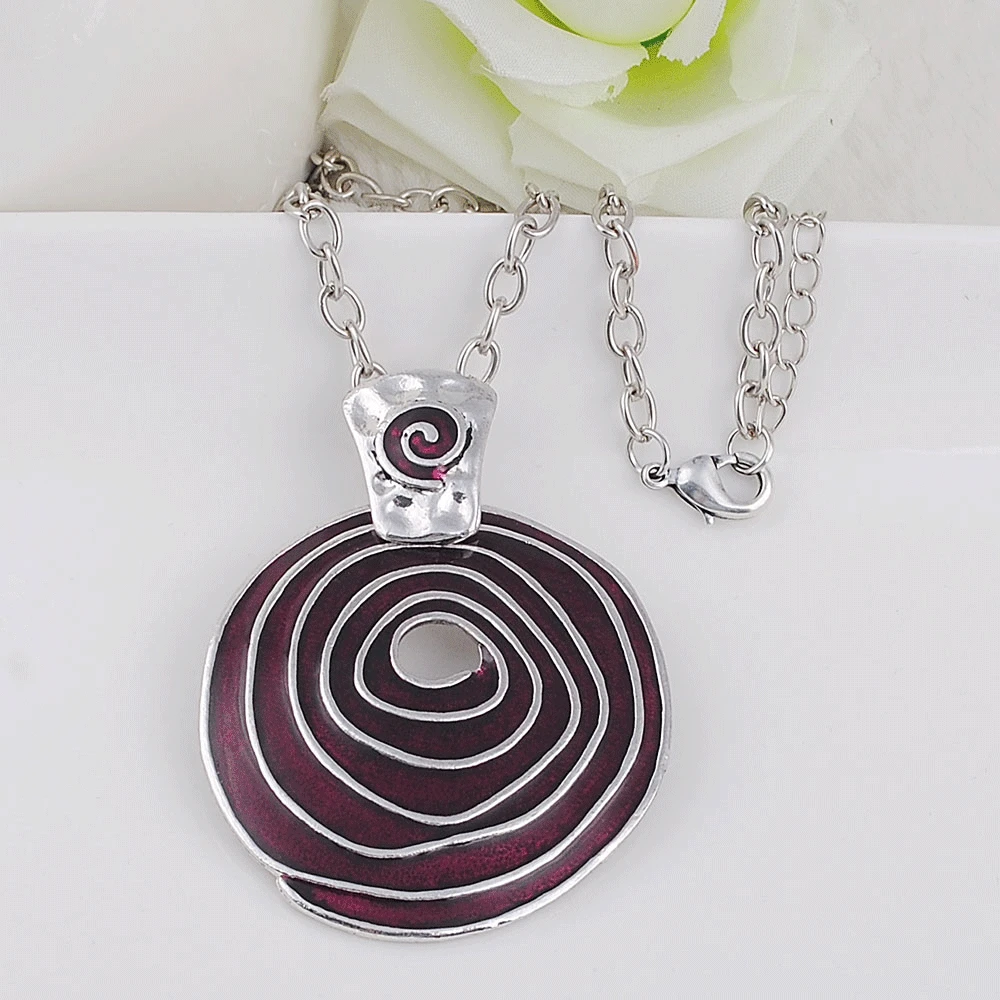 

Collier Jewelry Vintage Punk Style Necklaces Pendants New Love Enamel Statement Choker for Women
