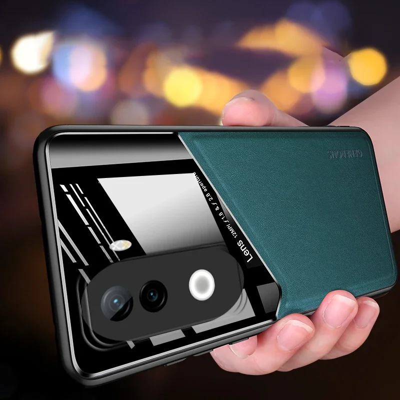 

Ultra Thin Magnet Anti-Fall Shockproof Phone Case For Vivo IQOO Z9S Leateher Cover for Vivo IQOO Z9S