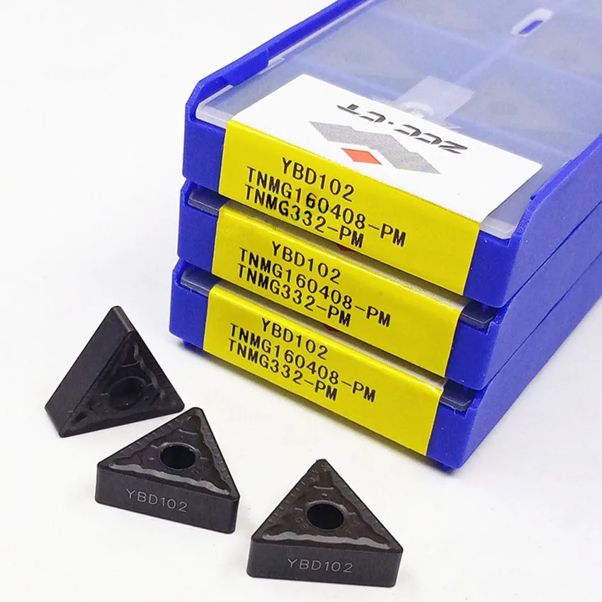 

TNMG160404-PM YBD102/TNMG160408-PM YBD102/TNMG160412-PM YBD102 TNMG331 TNMG332 TNMG333 ZCC.CT CNC carbide inserts 10pcs/box