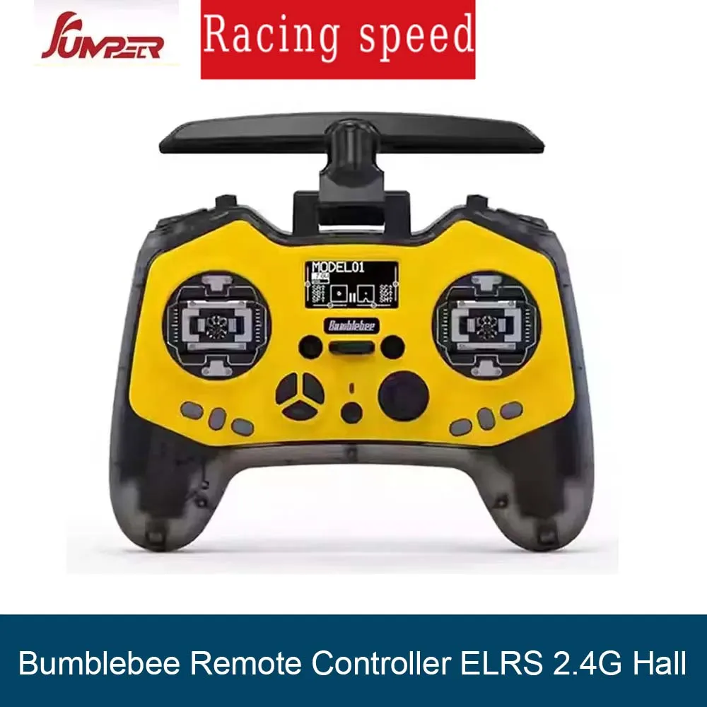 

Jumper Bumblebee Remote Controller ELRS 2.4G Hall Sensor Gimbals Built-in 1000mW ELRS Radio Transmitter For RC FPV Racing Drone