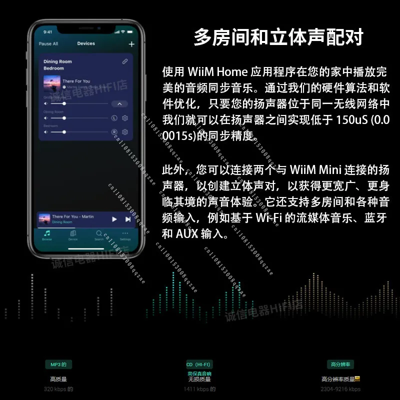 WiiM Pro Plus Digital Broadcast Lossless Player Streaming Media Digital Music Player Bluetooth WIFI