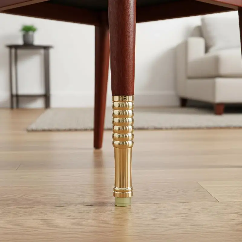 1Pcs Multiple Sizes 14mm-28mm For Hiking Pole Chair Leg Feet Replacement Brass Cane Crutch Tip With Anti-Skid