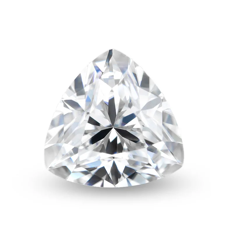 Real Gemstone Flawless Color DEF Triangle Trillion Cut Custom Jewelry Gra Certified Wholesale Diamond Moissanite Loose Stones