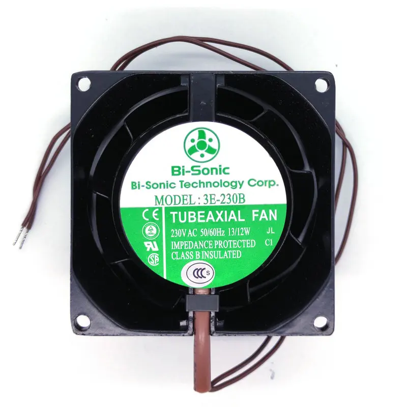 The New Cooling Fan 3E-230B AC230V 50/60Hz 13/12W 80x80x38MM All Metal High Temperature Resistance