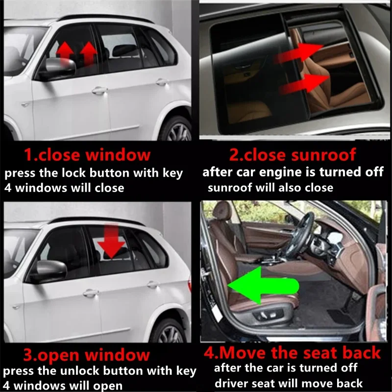 One Touch Window Roll Up & Down Module For BMW 5 7 Series X3 X4 2013-2017