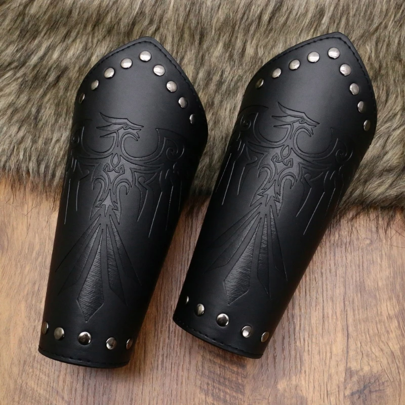 R1WE واقيات معصم خفيفة الوزن من القرون الوسطى لحدث لعب الأدوار #3