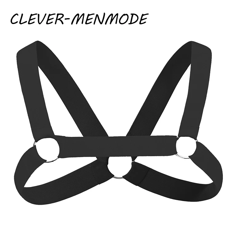 Men\'s Sexy BDSM Harness Lingerie String Cross Belt Sex Vest Exotic Body Men Mankini Fetish Sissy Bikini