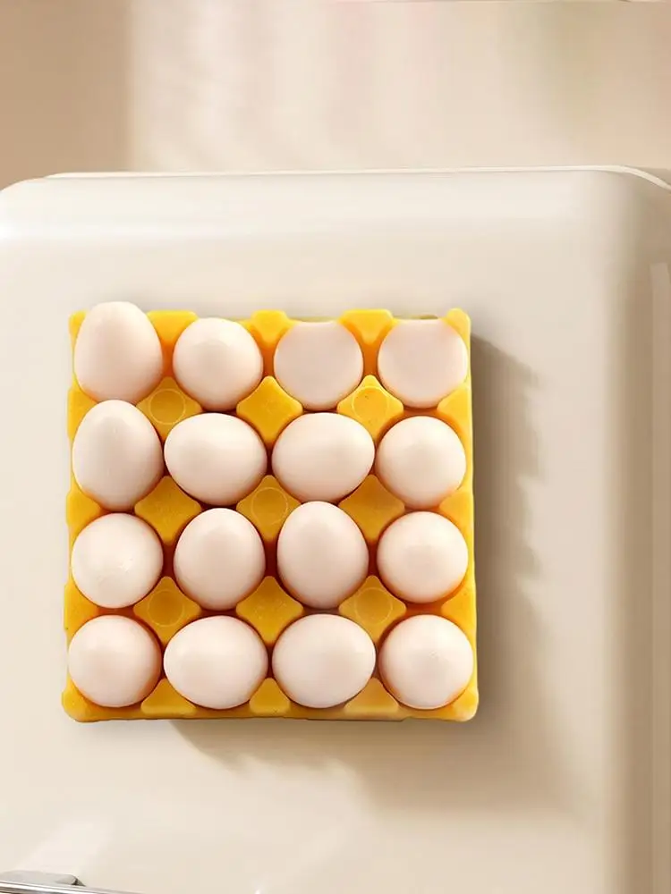 5cm Cute Egg Tray Fridge Magnets, Refrigerator Picture Holder Clips for Photos, Multifunctional Memo Clips for Home Living Room