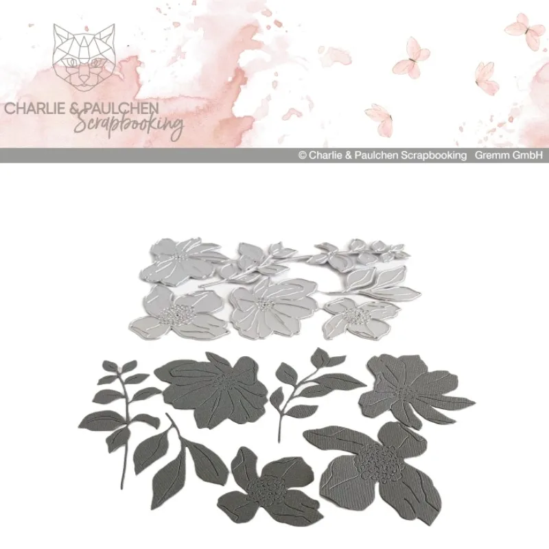 Spring Tag Lucky Four-leaf Clover Metal Cutting Dies for DIY Scrap Booking Crafts Dies Cut Stencils Maker Photo Album Template