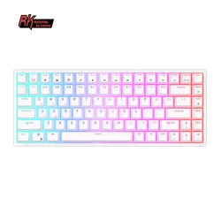 RK84 Royal Kludge Brazilian Wireless Gaming Keyboard 84 Keys RGB Tri-Mode BT5.0/2.4G/Wired Hot-Swappable Mechanical Keyboards