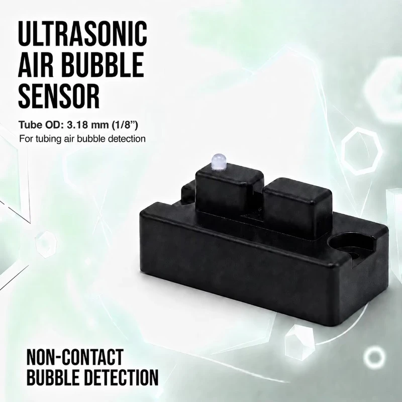 Ultrasonic Air Bubble Sensor for Liquid Tubing Industrial Fluid Monitoring
