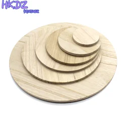 Thick Wooden Board Round Wood DIY Manual Model Material Solid Wood Board 5cm 8cm 10cm 12cm 15cm 20cm Crafting Wood Circle