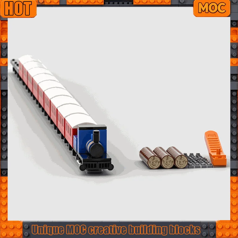 649PCS Steam Locomotive Train Engine Rail Carriage Model Building Blocks DIY Creative Assembly Educational Collection Toy Gift