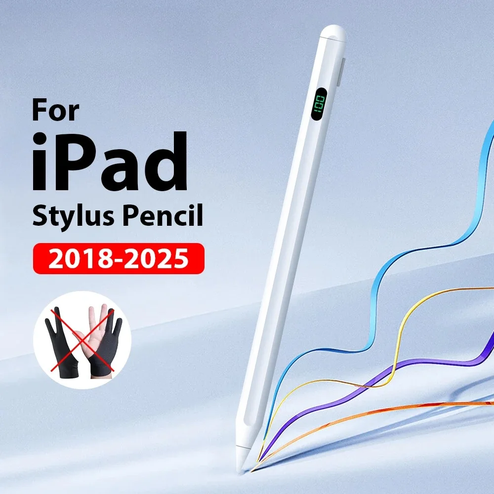 

Для Apple Pencil Для Ipad A16 10 9 10-го 9-го поколения 2025 Стилус Pro 13 M4 12.9 Air 11 M3 M2 5 4 3 Mini 7 6 A17 Сенсорные ручки