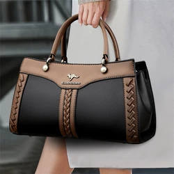 Bolso de mano multicapa de diseñador de lujo para mujer, bandolera de cuero suave de alta calidad, bolso de hombro tipo bandolera para mujer 2024