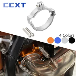 Motorcycle Exhaust Flange Guard Tip Muffler Pipe Clamp For GasGas EX EC MC For KTM EXC SX XC XCW TPI Six Days 250 300 2021-2022
