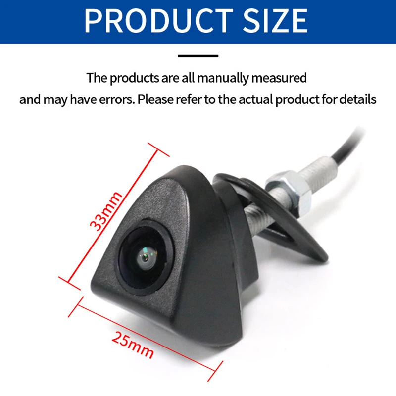 HD CCD سيارة شعار كاميرا الرؤية الأمامية ، تويوتا أفينسيس ولي ريز بريوس برادو كامري يارس كورولا هايلكس #3