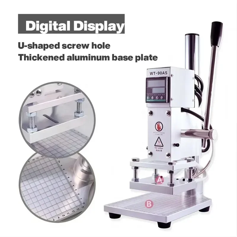

High quality Gold sticker printer Gold foil machine Hot press device for high quality holographic stickers