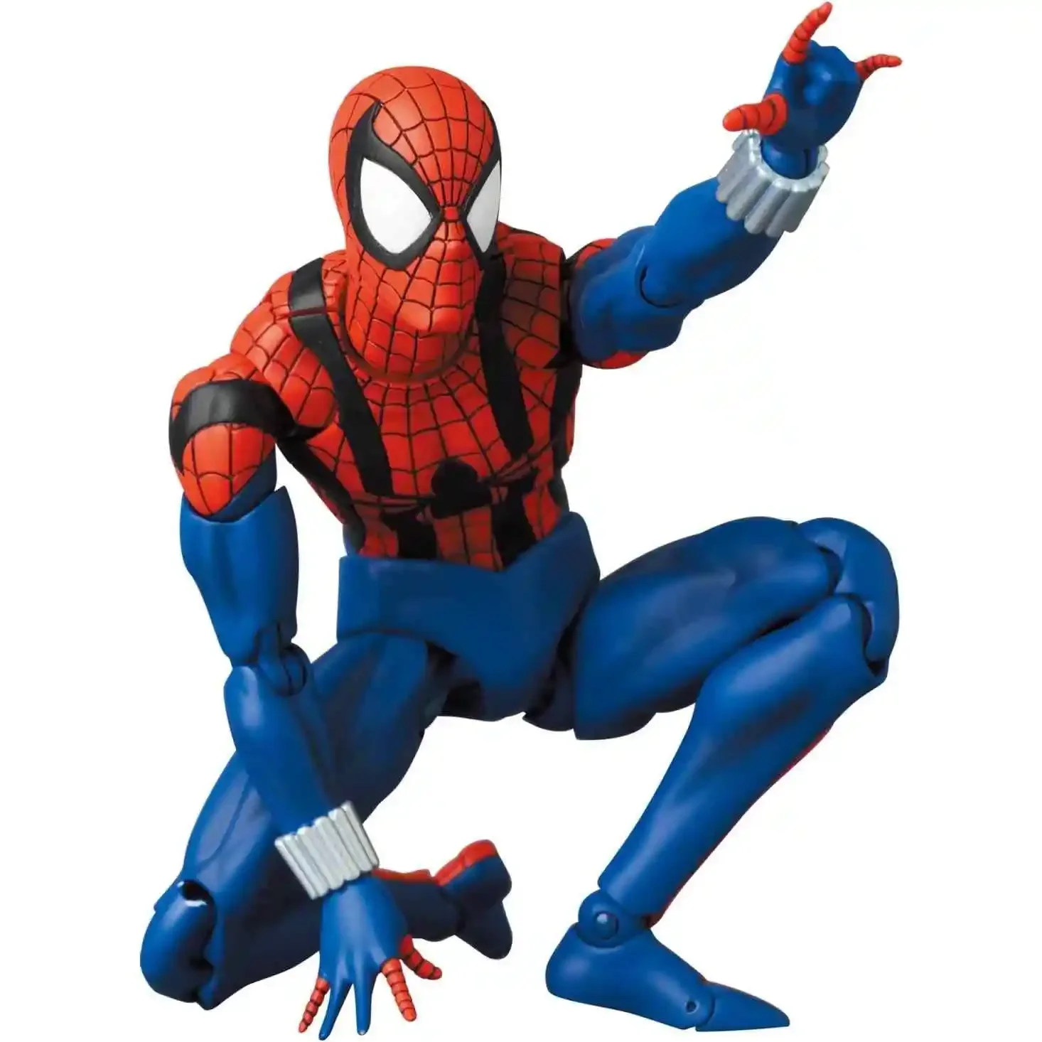 Novo ct brinquedos spiderman mafex 143 figura de ação ben reilly comic ver figura de ação final homem-aranha através dos brinquedos crianças presente