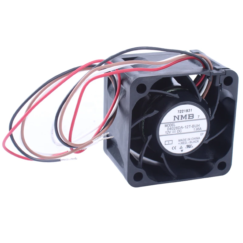 

NMB 04028DA-12T-BUH DC 12 В 1,95 А 40x40x28 мм 4-проводной охлаждающий вентилятор