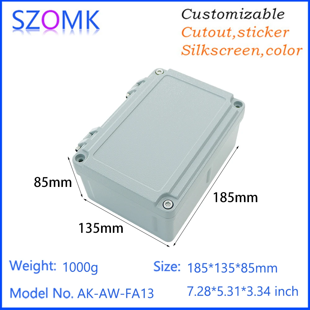 

Aluminum Profile Electronic Enclosure IP65 Junction Box Project Extrusion Injection Casting Service Die Cast Aluminum Alloy Box