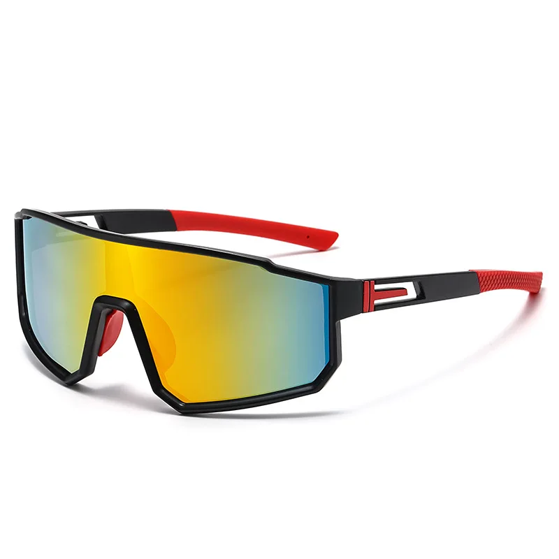 

Men's Oversized Cycling Glasses for Men Bicycle Windproof Colorful Coating Sunglasses Outdoor Sports Motorcyc