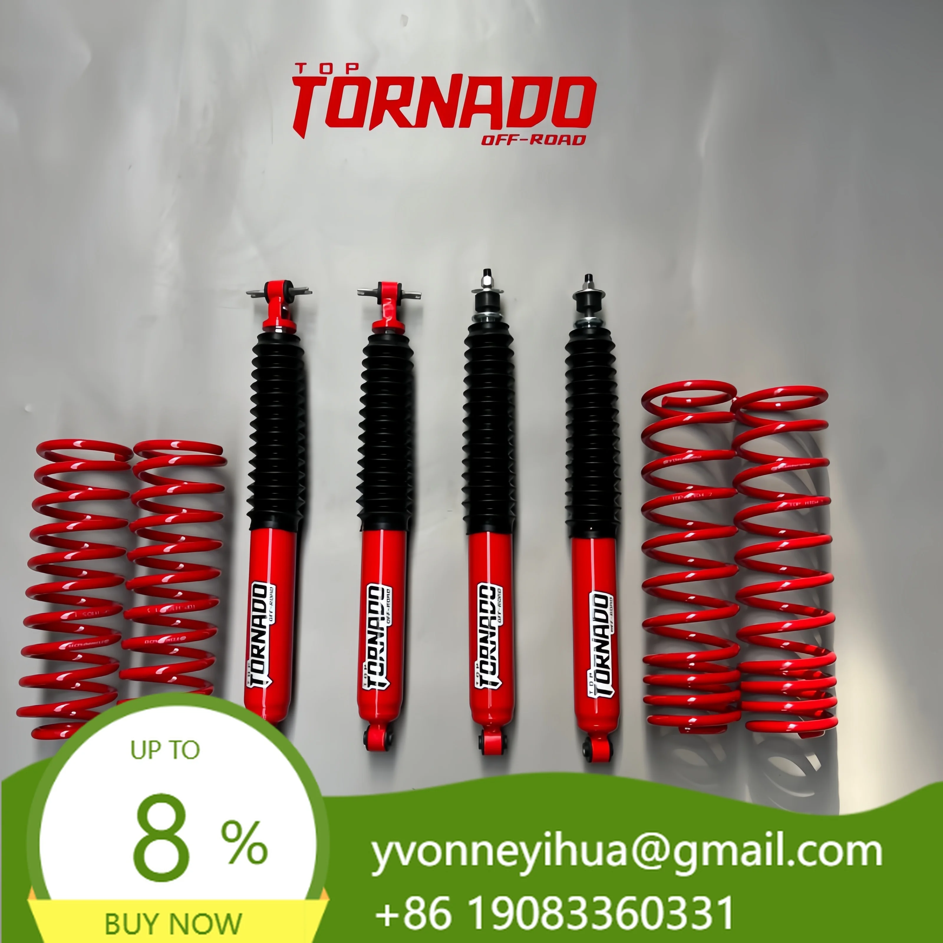 Heavy-duty Off-road Suspension Lift Kit PRO FOR Wrangler JK/JL , Large Barrel Shock Absorber Off-road Suspension Lift Kit.