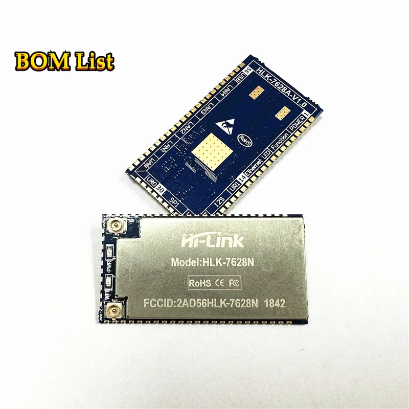 HLK-7628N 2.4G wireless wifi routers module openwrt with dual serial port/SPI/I2C/PCM/GPIO