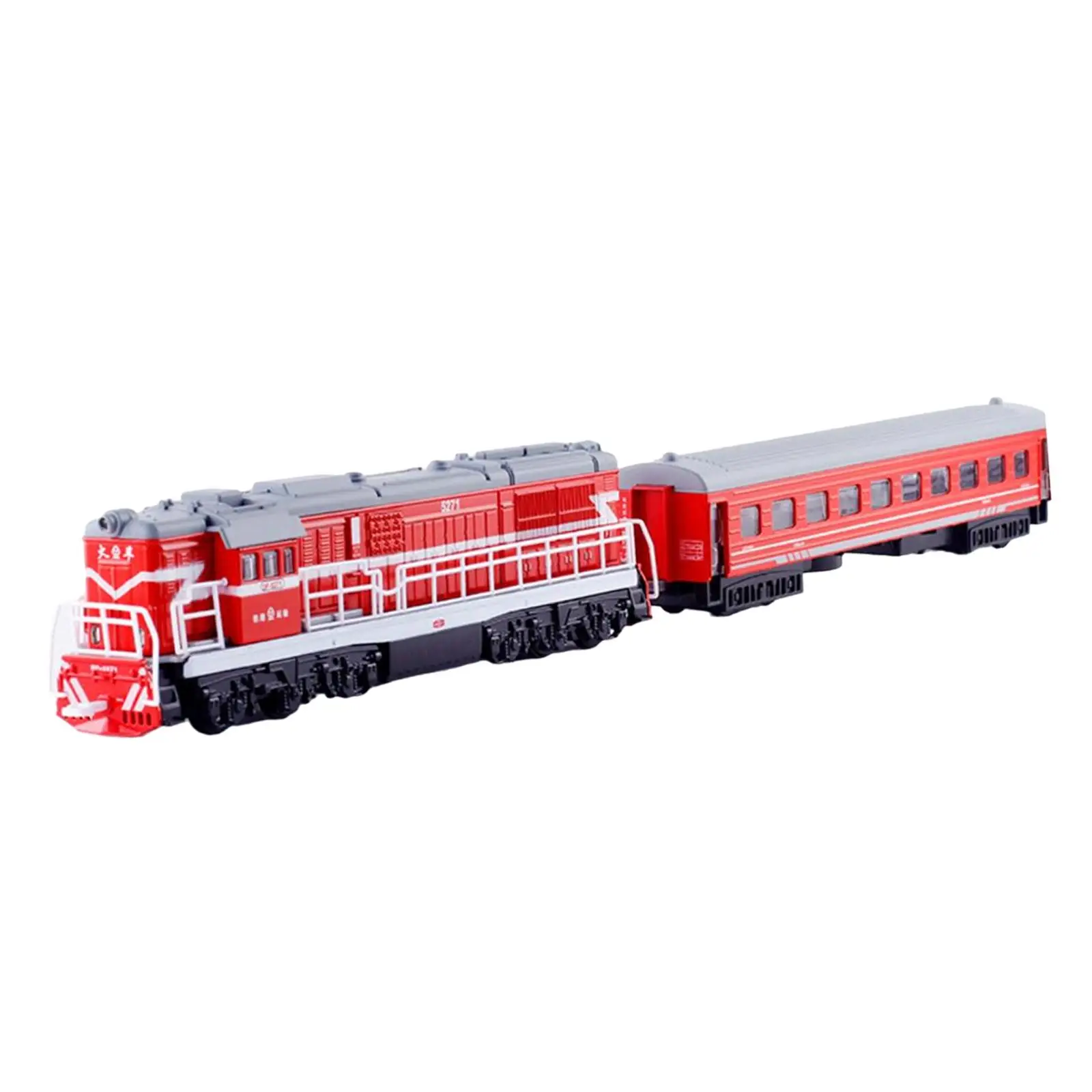Electric Train Toy Model 1 87 Scale Alloy PP with Light Sound Functions for Desktop Decoration Educational Gift
