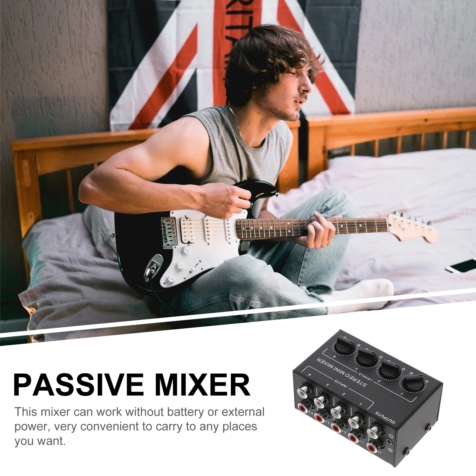 

Audio Mixer Mixers Stereo Controller Mini Sound Abs Portable Console Small Passive