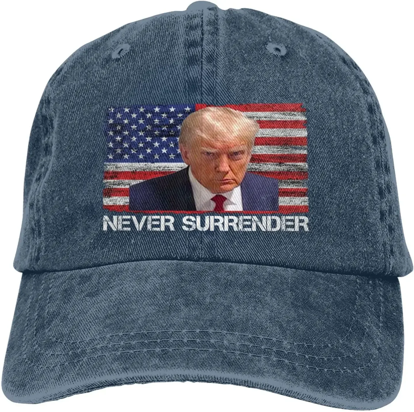 Trump Never Surrenders Mug Shot Mugshot August 24 2023 2024 Hat Classic Cap Men Women