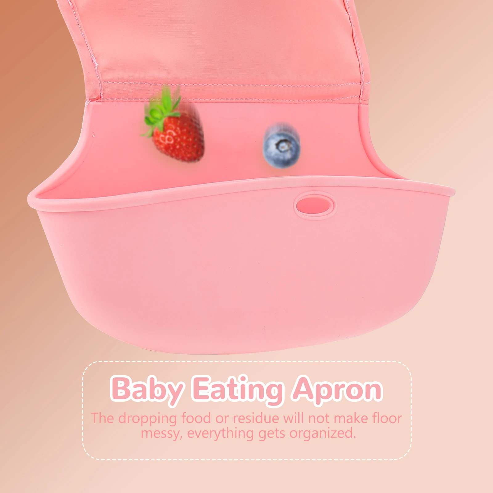 

Waterproof Baby Bib TPU Material Adjustable Infant Feeding Apron Washable Dining Toddler Cloth Food Catcher Easy Clean Portable