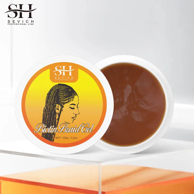 Styling Braiding Gel Wax Strong Hold Pomade African Curly Hair Braid Gel Anti Itch Shaping Hair Edge Control Cream Braiding Oil