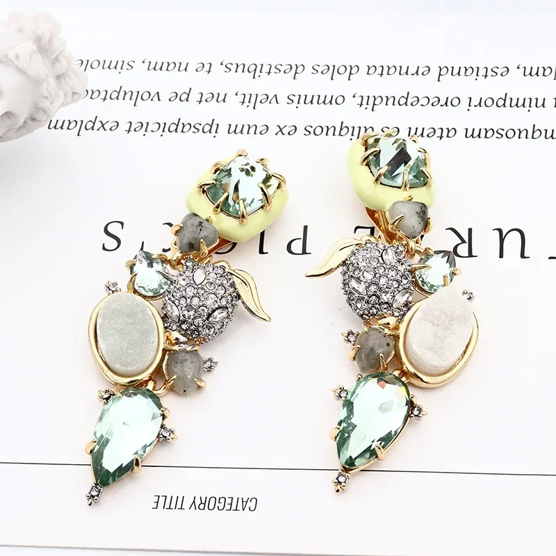 New Fashion Ear Clip Long Earrings By European and American Genius Designers