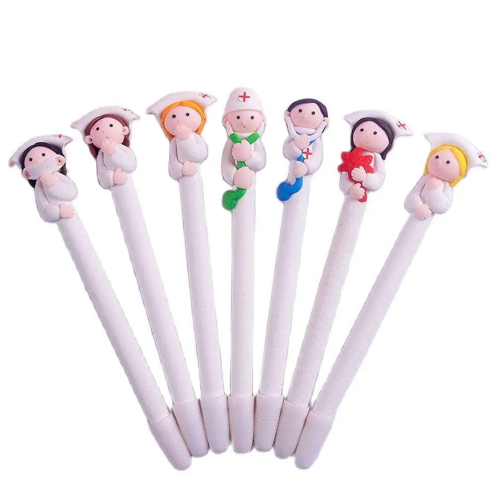 20pcs Dental Ballpoint Pen Soft Ceramic Crafts Office Doctor Nurse Gift