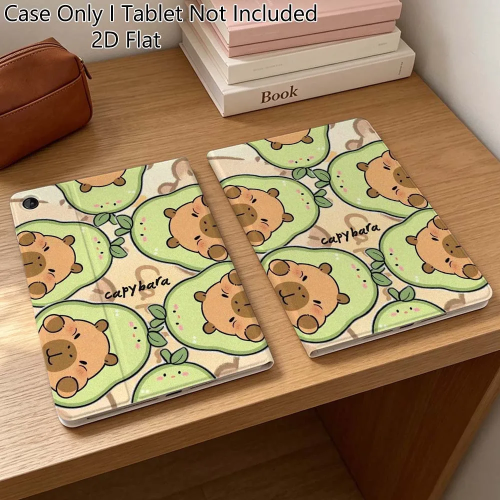 Cartoon Hot Capybara Art Gift For Samsung Galaxy Tab A7 A A8 A9 A11 S6 S11 10.1 10.4 10.5 Inch Lite PLus Soft Tablet Case
