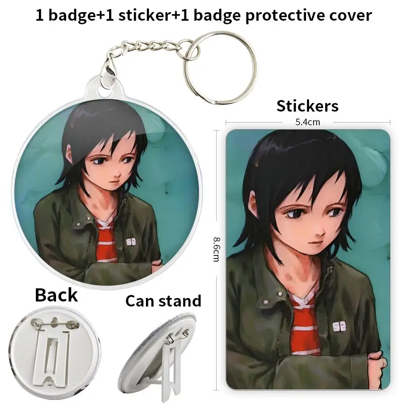 Mizuki Alice Game Аниме Значок Персонажа Брошь Якорь Периферийные устройства Булавка Школьная сумка Брелок Памятная модаМода