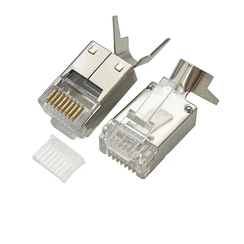 10-pecas-de-conector-modular-blindado-rj45-cat6-8p8c-de-duas-pecas-com-clipe-de-mola-l-1757mm-furo-de-linha-Unica-10mm