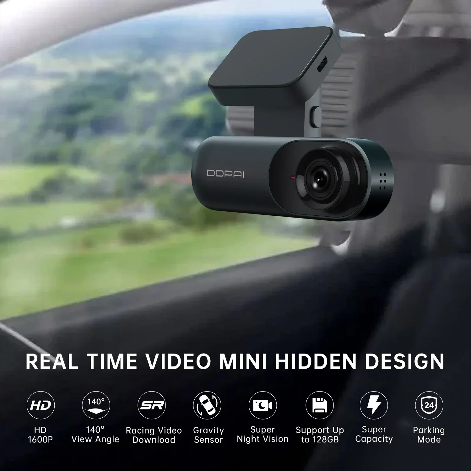 Wholesale DDPAI Mola N3 Pro Front And Rear 1600P HD GPS DVR Android Wifi Smart Connect Car Camera Recorder Dash Cam