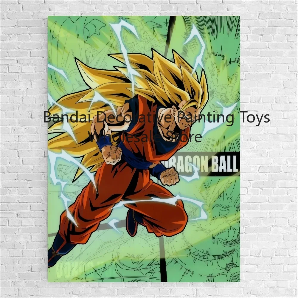 Klassische Anime Poster Drachen ball Super Saiyan Goku Leinwand Gemälde modernes Zuhause Kinderzimmer Dekor hochwertige Kunst Geschenke