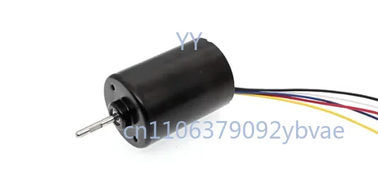 BLDC3650 four-pole DC single motor, case to shaft head 24mm 12V 4000 rpm