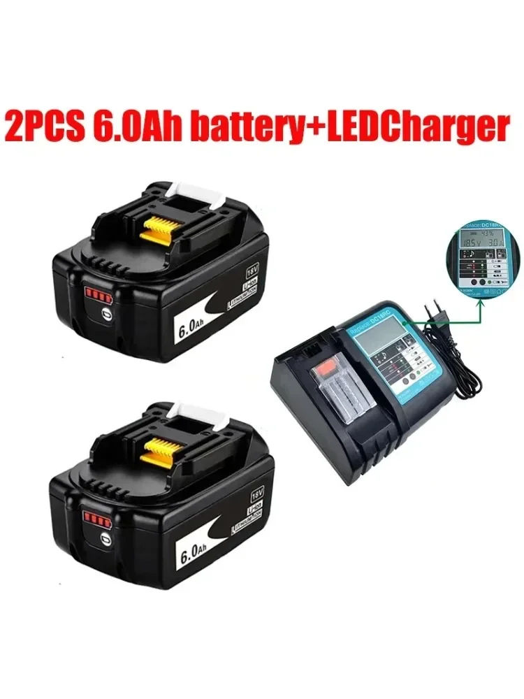 BL1850 For Makita 18V Battery Rechargeable Battery 18650 Lithium-ion Cell Suitable For Makita Power Tool BL1860 BL1830 LXT400