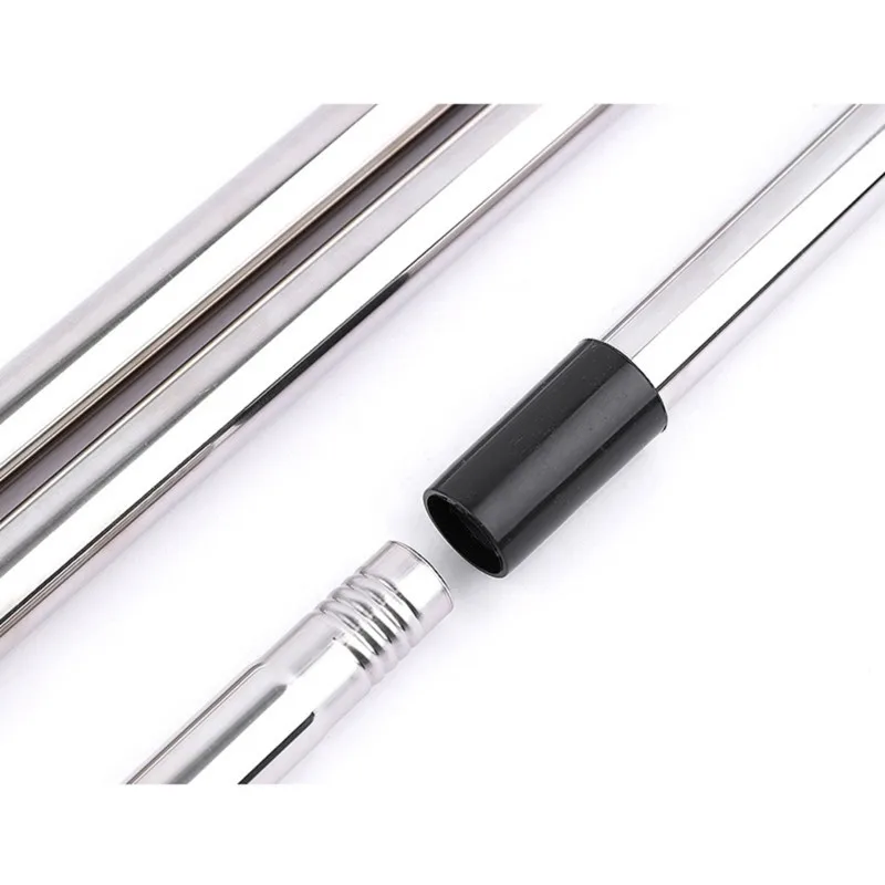 ABJN-Adjustable Telescopic Extension Pole Kit Stainless Steel Paint Roller Brush Handle Durable High Reach For Wall Ceiling Pain
