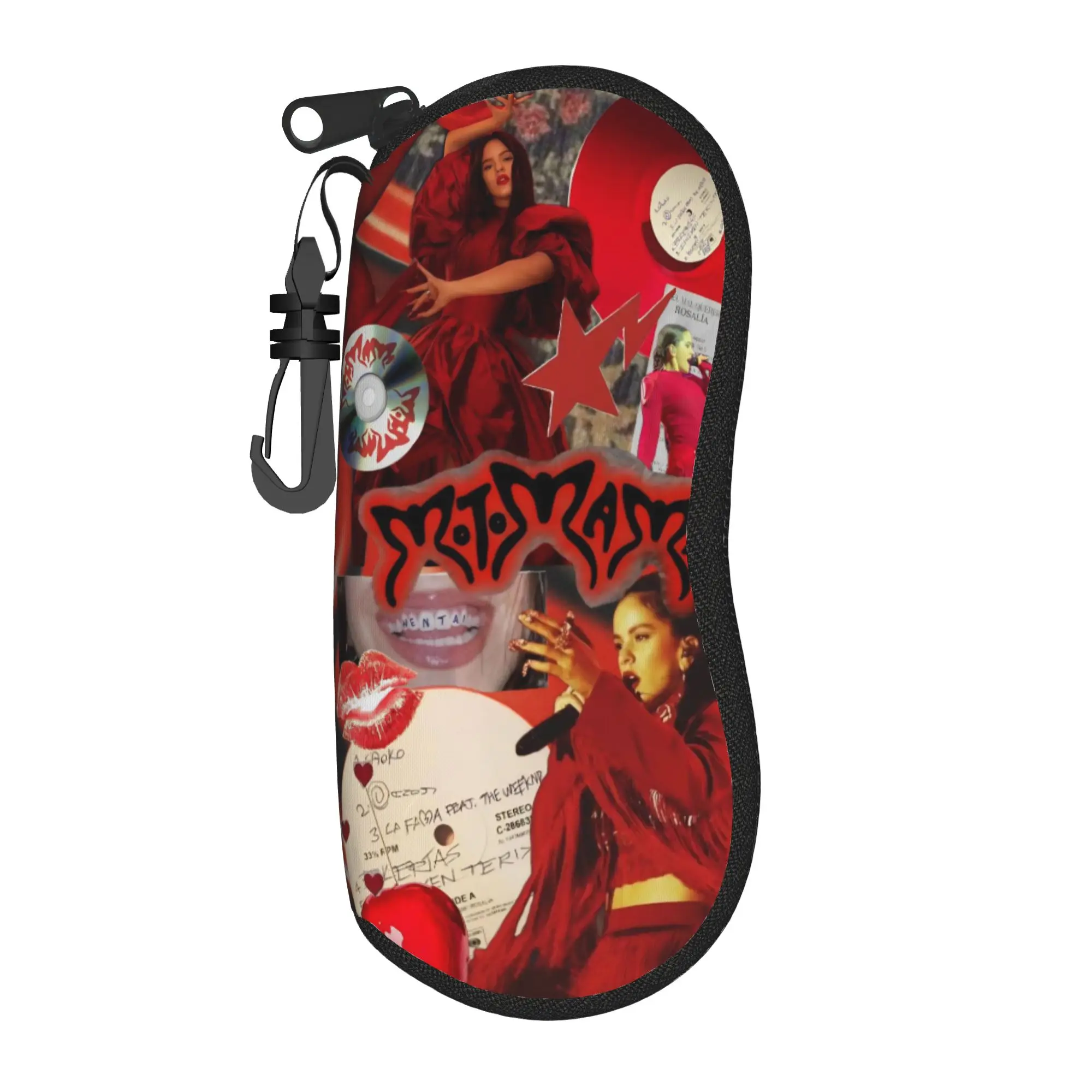 Rosalia LUX Tour 2026 Glasses Case Unisex Convenient Zipper  Glasses Storage Box Protector Eyeglasses Box