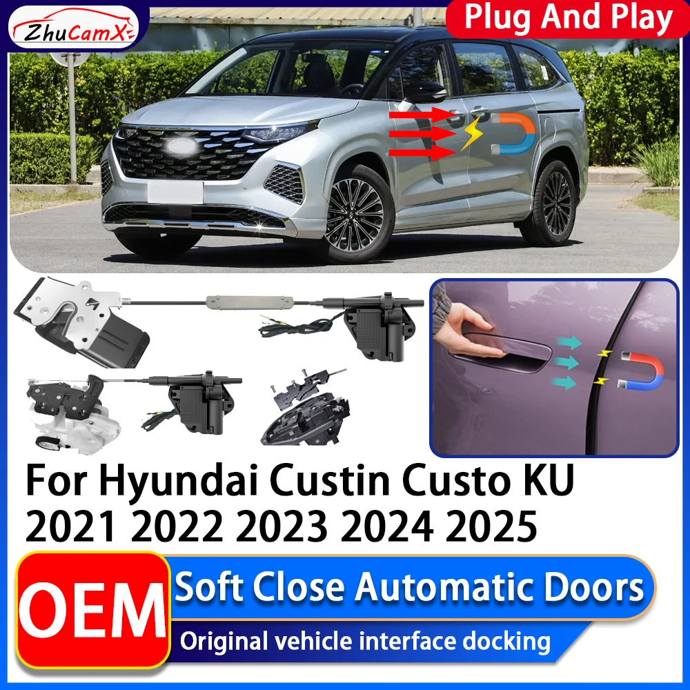 

Electric Suction Power Soft Close Car Door Automatic Door Closing System For Hyundai Custin Custo KU 2021 2022 2023 2024 2025