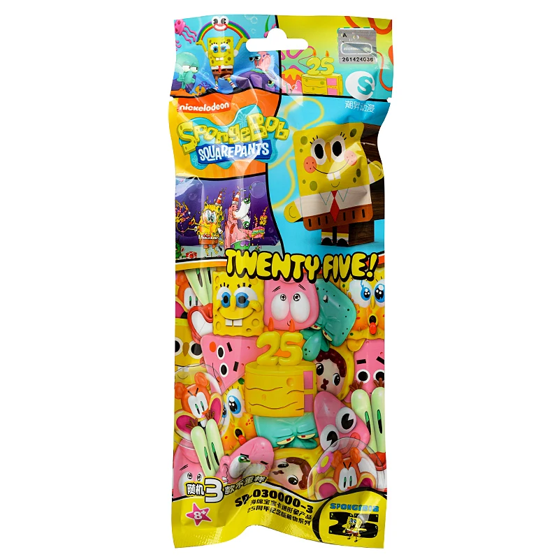 حقيبة سبونجبوب سكوير بانتس للذكرى الخامسة والعشرين، صندوق أعمى، لعبة Squidward اللطيفة، تمثال محيطي كرتوني #2