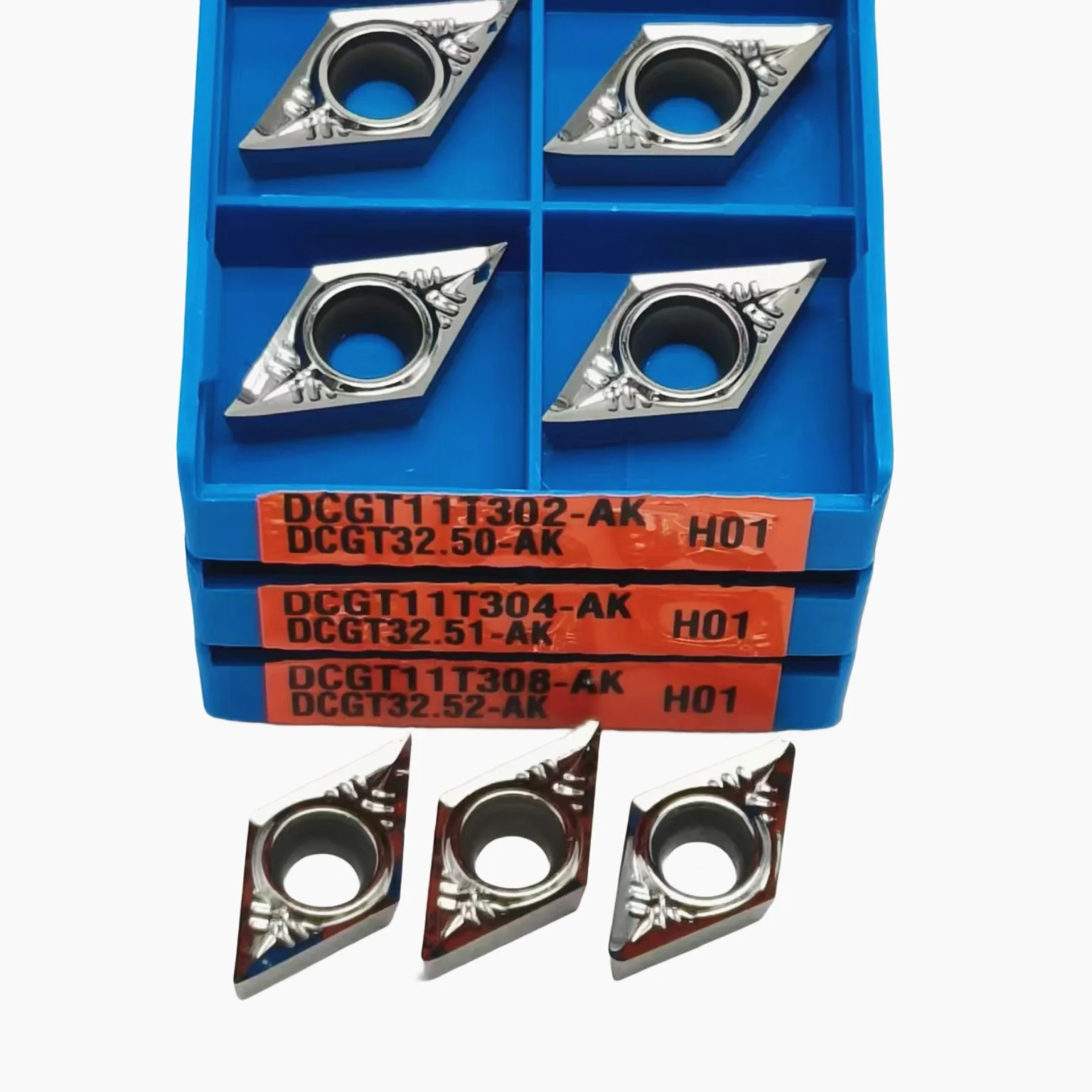 Aluminum Insert  DCGT11T302 DCGT11T304 DCGT11T308 AK H01 Turning Tools For AL CNC Lathe