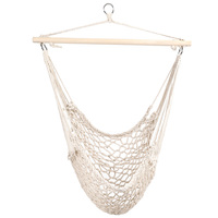 Hammock Chair, Outdoor Camping Garden Adult Swing Hanging Seat Hammock Indoor Rope Chair for Adults