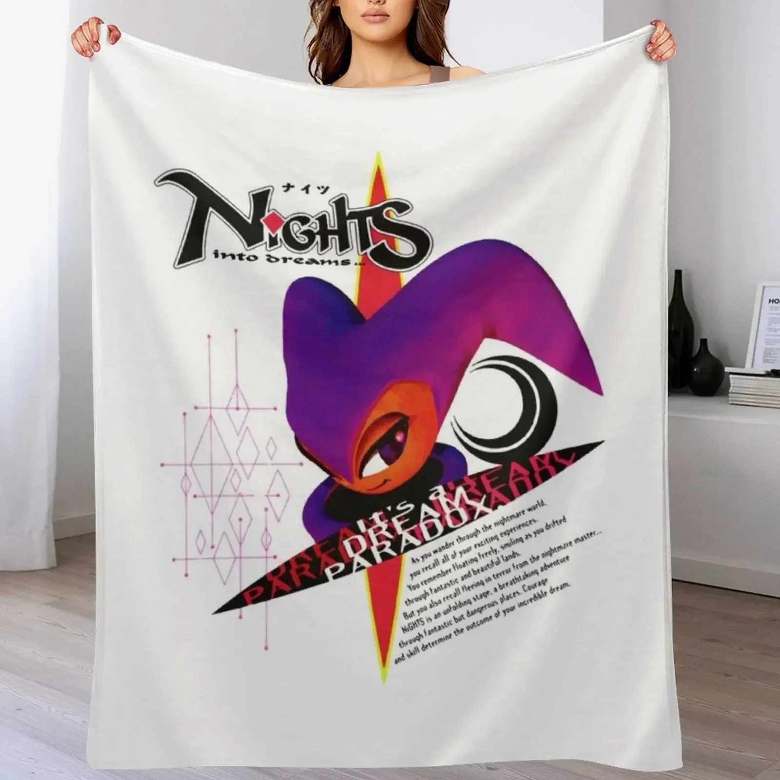 Nights Into Dreams Japanese Art Throw Blanket Blankets For Bed Blankets Sofas Of Decoration for babies Blankets